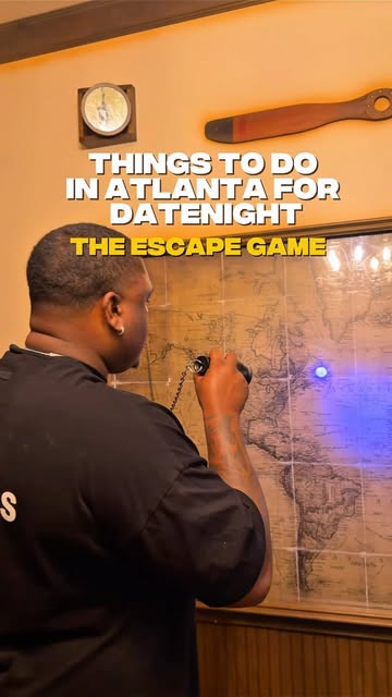 Comment the word "escape" and i'll send their link to your dm's ⬇️

If you’re looking for something fun to do for date night in Atlanta, check out The Escape Game in West Midtown 🔐 We did the heist room and it was so much fun — $40.99/person, worth every penny. 10/10 date night idea. 

They are located at:  1115 Howell Mill Rd NW, Suite G101, Atlanta, GA 30318 @theescapegame