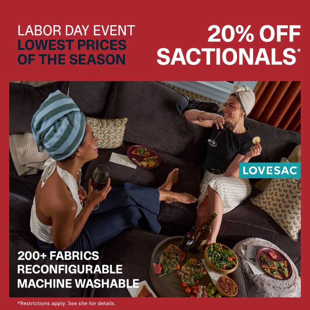 This Labor Day weekend, stop by @lovesac at The Interlock and save 20% on Sactionals, designed to change shape, style and setup whenever life does. Rearrange it, expand it or give it a whole new look without starting over.

Shop the Labor Day sale and discover forever comfort right here in West Midtown ✨